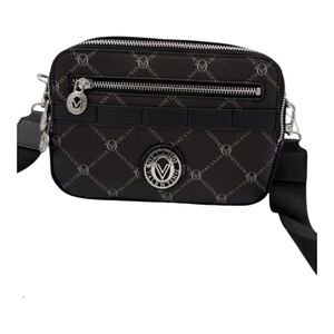 Valentino Orlandi Black and Silver Crossbody